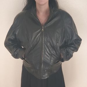 Vintage Wilson's Leather Moto Jacket